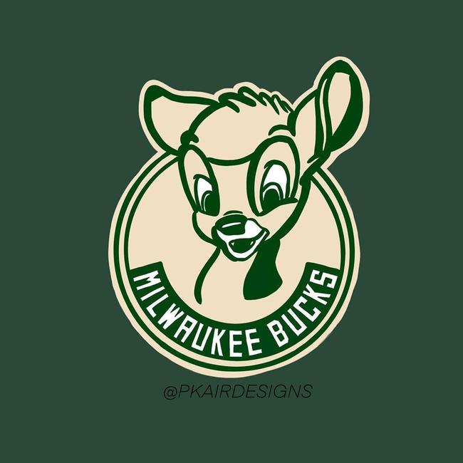 Milwaukee Bucks v Bambi. Picture: pkairdesigns/Instagram
