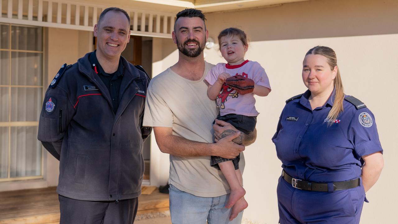 Cranbourne father, Michael who saved his daughter when a fire broke out in their family home last year Picture: Supplied