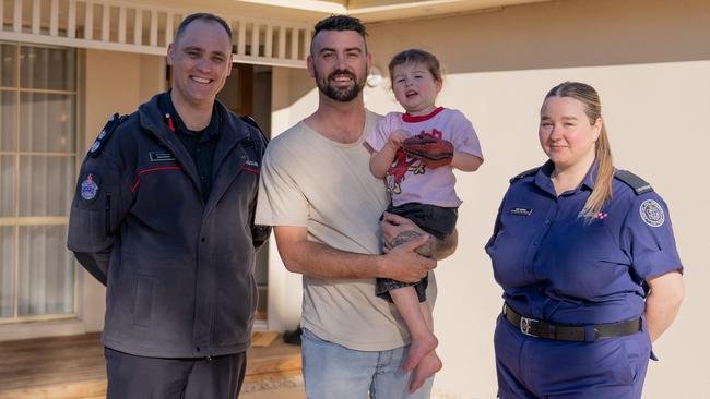 Cranbourne father, Michael who saved his daughter when a fire broke out in their family home last year Picture: Supplied