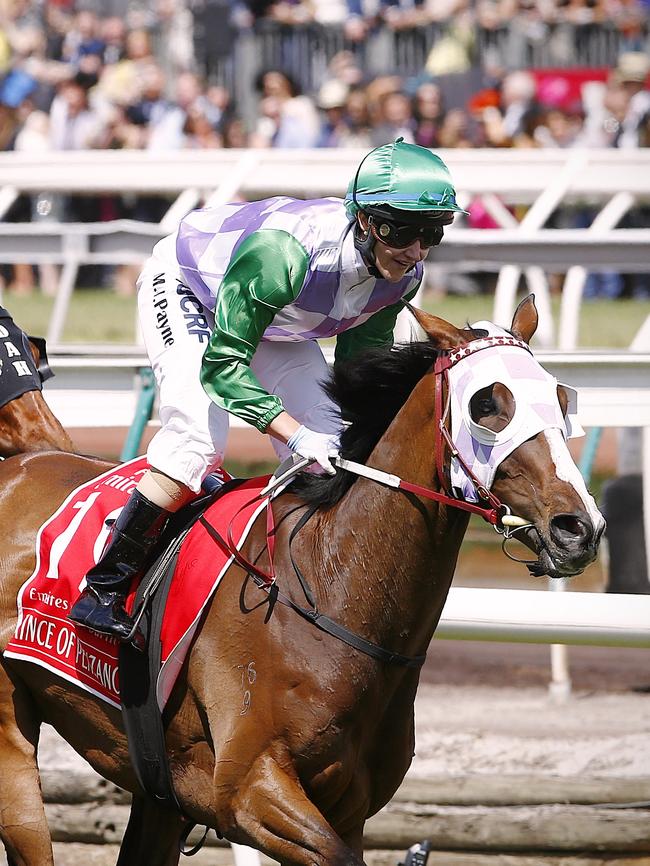 Prince of Penzance ridden by Michelle Payne wins. Picture: Wayne Ludbey