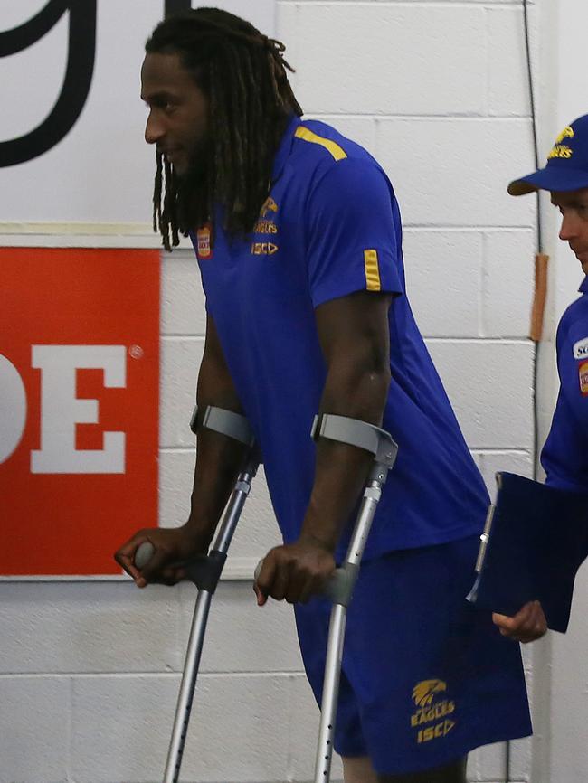 Gawn hopes to see Nic Naitanui back soon. Pic: Michael Klein