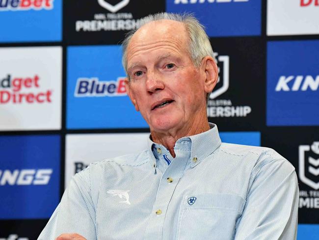 NRL:Roosters V Dolphins, Suncorp Stadium. Wayne Bennett. Picture: Patrick Woods.