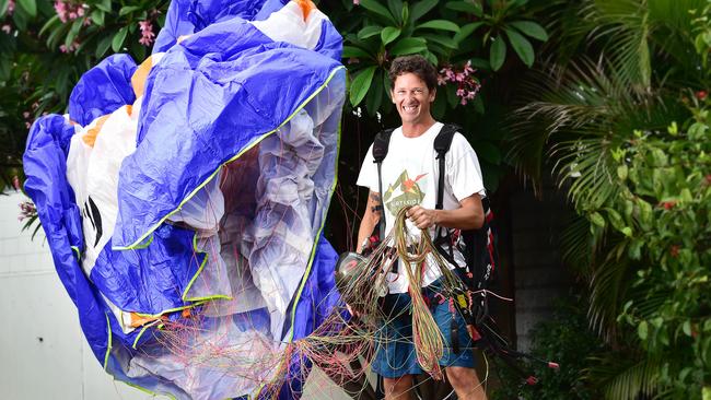 Diogo Coradini, safety officer and instructor for the far north Queensland Paragliding Townsville. Picture: Shae Beplate.