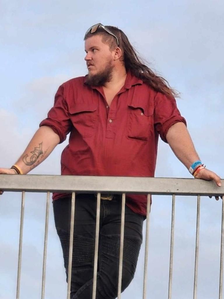 Kieryn Johnston, the NT "mullet man", was awarded Most Extreme Mullet at a Queensland mullet competition in 2023. Picture: Supplied