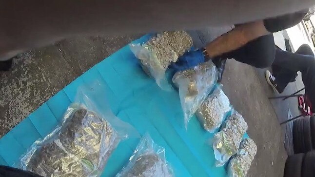 Drugs seized as part of an undercover police operation, which ended earlier this month. Picture: QPS