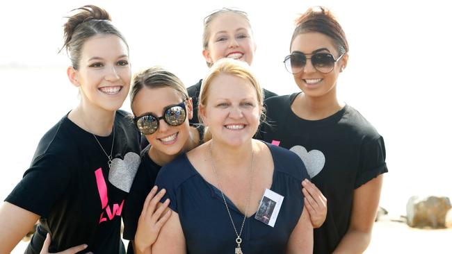 From left to right — Emma Wilson-Aarsen, Taneal Norman (myself), Chantal Biggs, Lisa Biehl (front) and Shannen Christian. Lisa Biehl has been nominated for the Rouse Hill Times Service to Sport award