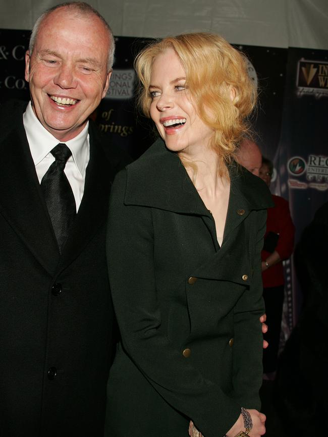 Antony Kidman’s sudden death in Singapore has shocked the whole family. Picture: Jeffrey Mayer/WireImage