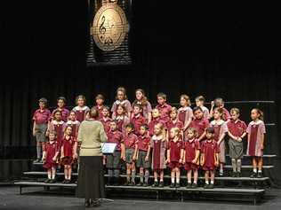 Faith Baptist Christian School  performing in the school sacred choirs primary schools category at Gladstone Eisteddfod 2019. Picture: Matt Taylor GLA140819EIST