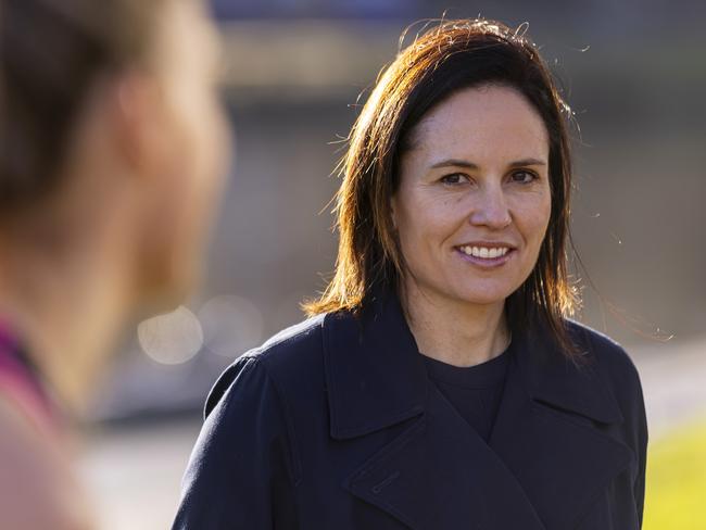 Netball Australia CEO Kelly Ryan, who is in the midst of a pay dispute with players and now facing scrutiny over withheld government funding. Picture: Daniel Pockett/Getty Images