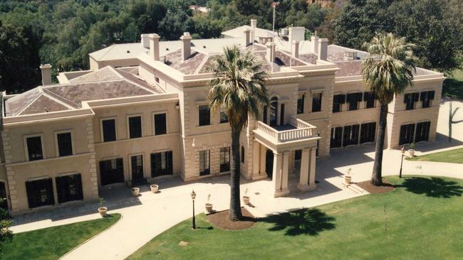 Government House on North Terrace.