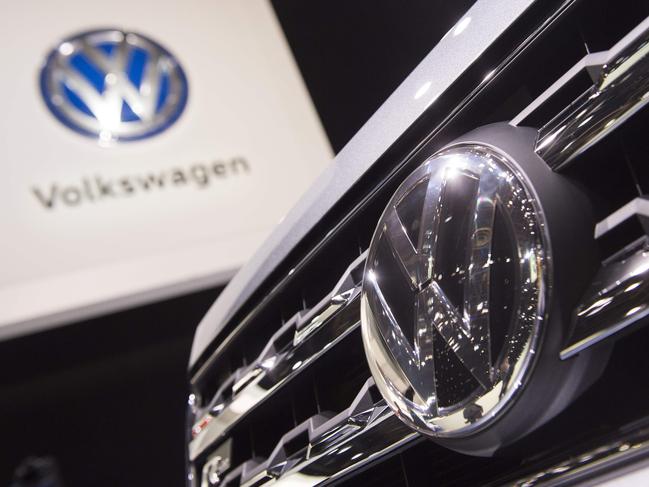 (FILES) This file photo taken on January 9, 2017 shows the new Volkswagen Atlas SUV displayed during the 2017 North American International Auto Show in Detroit, Michigan. Volkswagen AG will plead guilty to three criminal charges and pay a total $4.3 billion in fines to settle the emissions cheating scandal known as "dieselgate," the US Justice Department announced on January 11, 2017. / AFP PHOTO / SAUL LOEB