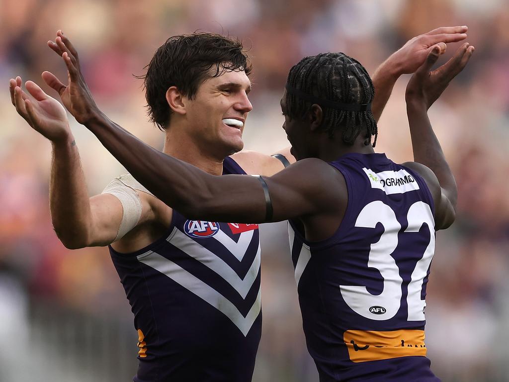 Michael Fredrick On Fremantle Dockers Forward Line, AFL Season, Sam ...