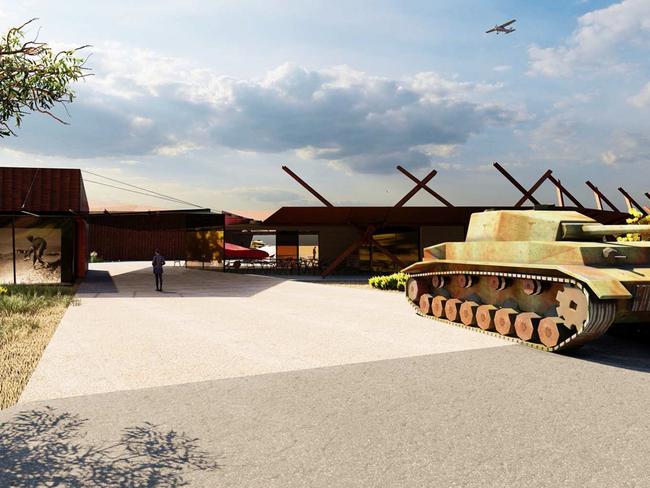 An artist depiction of the new Wentworth Military Museum. Picture: Supplied