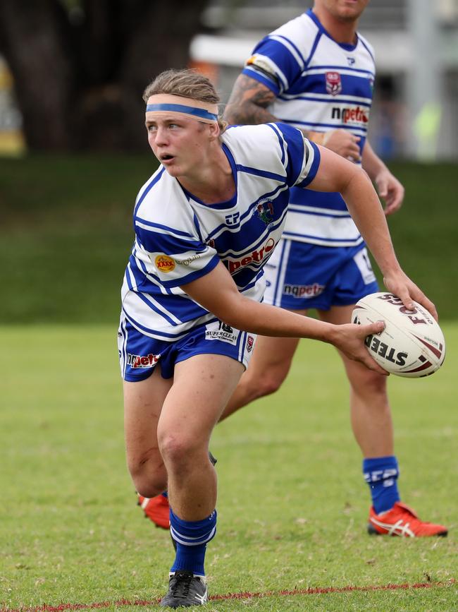 Tom Spark in action for Brothers, who face Northern Pride Giants in Tully this weekend. PICTURE: STEWART McLEAN