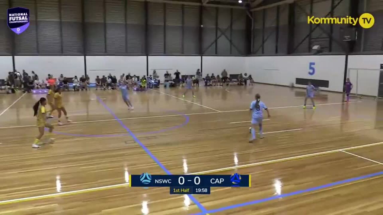 Replay:  Football NSW Country v Capital Football (U13 Girls) -  2025 National Futsal Championships Day 1