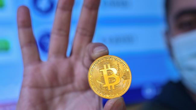 Bitcoin’s value surged in 2020. Picture: Ozan Kose/AFP