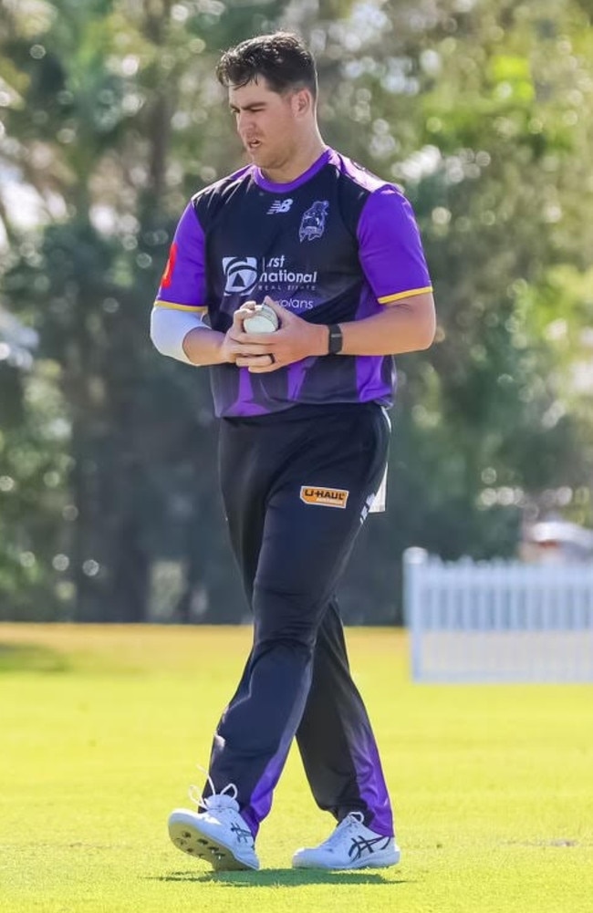 Pioneer Valley bowler Mason Kohler stepped up in a big way as his side secured the premiership. Picture: Supplied