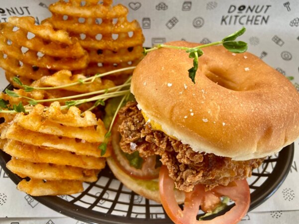 The ‘Motha Clucka’ DKFC…yes, that stands for Donut Kitchen Fried Chicken.