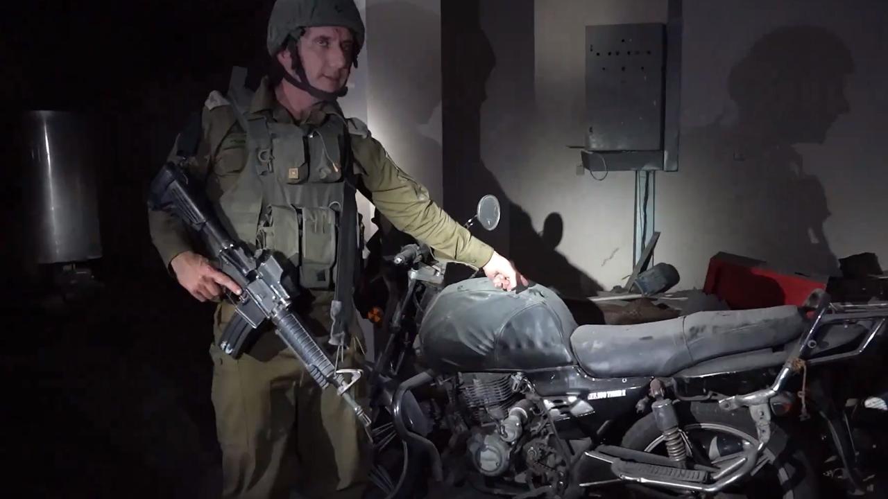 The motorcycle Israel claims was used in the October 7 attack.