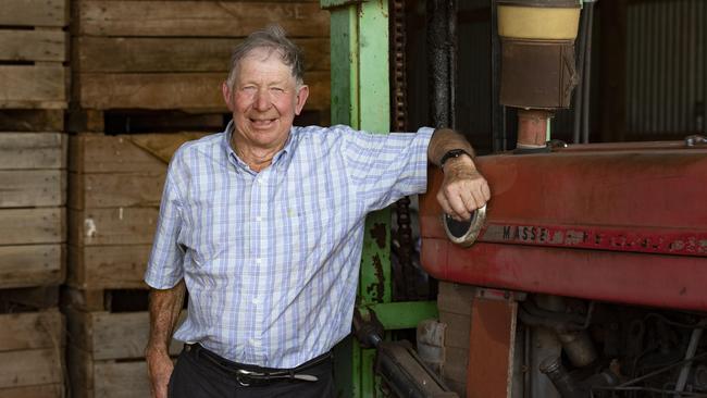 Trentham potato grower Bernie White. Picture: Zoe Phillips