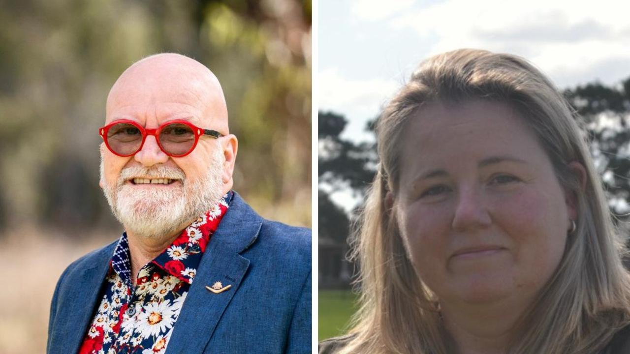 Geelong Council candidates David McGinnes and Shona McKeen