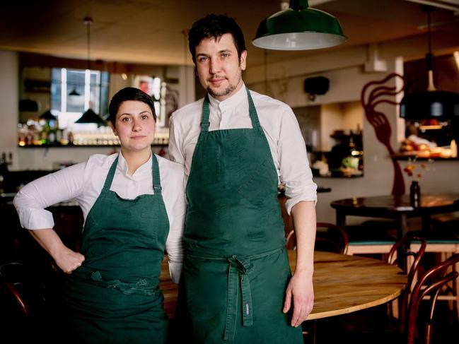 Chefs and co-owners of Fico restaurant Federica Andrisani and Oskar Rossi. Picture: supplied