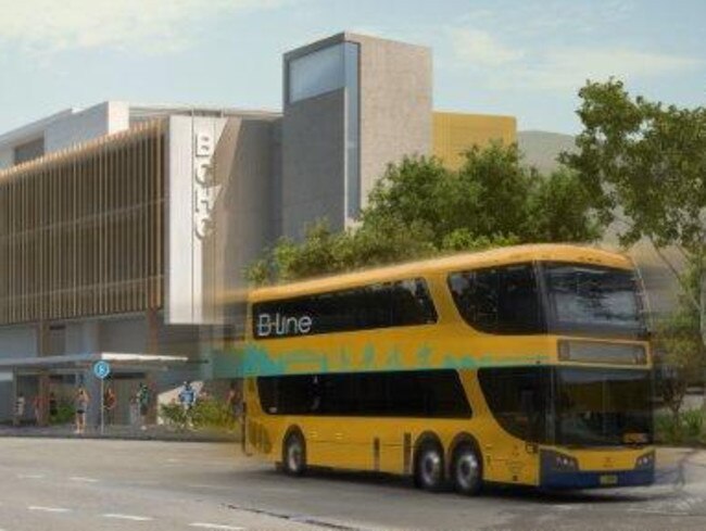 Artist’s impression of the planned B-Line bus route. Picture: Supplied