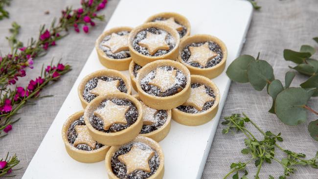 Woolworths’ Gold Gin Infused Fruit Mince Tarts sell out every year. Picture: Dallas Kilponen / Woolworths