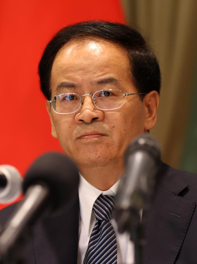 Cheng Jingye was the Chinese ambassador to Australia in 2019. Picture: NCA NewsWire/Gary Ramage