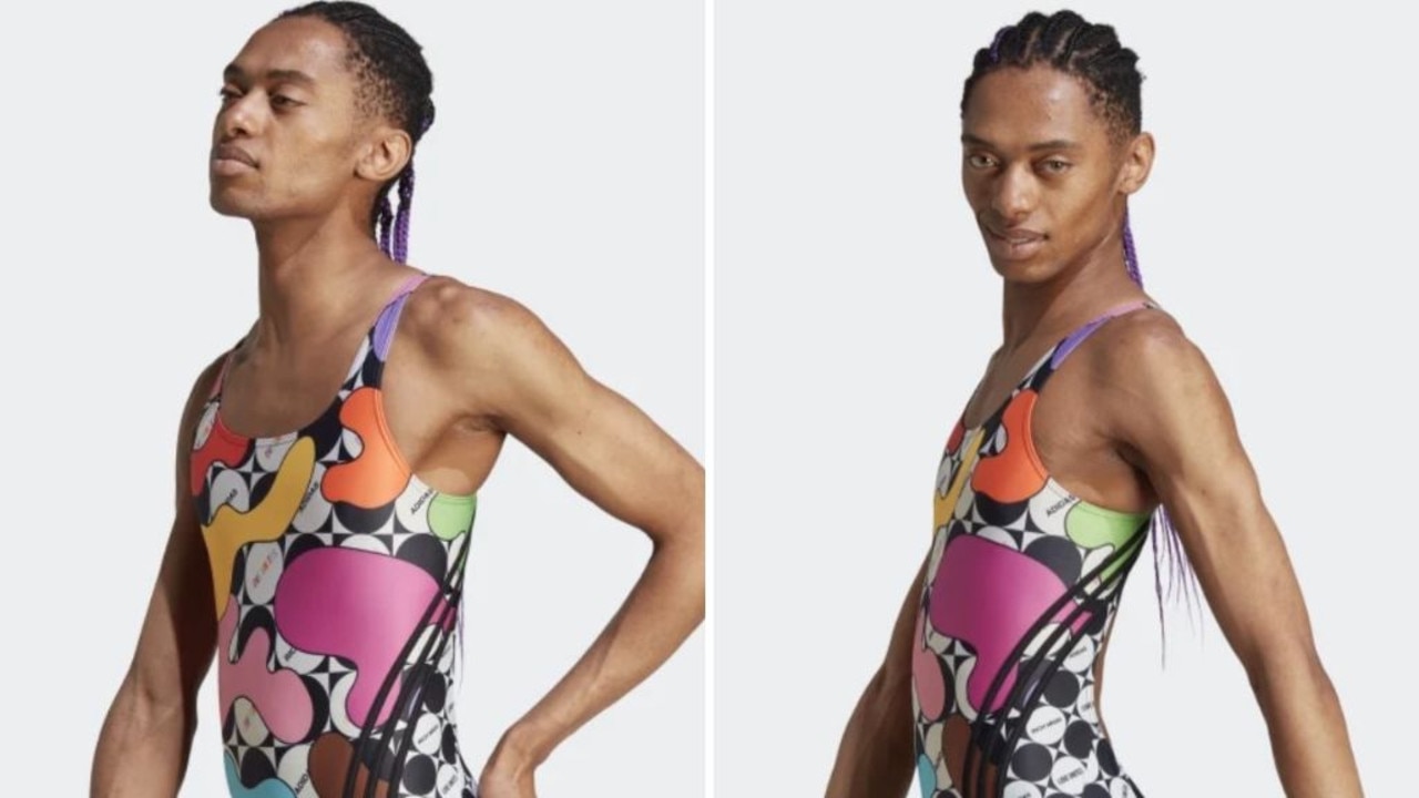 Adidas pride 2023 swimwear collection women s swimsuits modelled