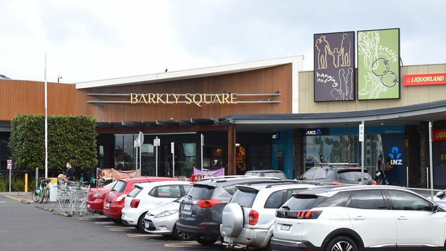 Kmart at Barkly Square in Brunswick has closed because a staff member had contact with a COVID-infected person. Picture: Josie Hayden