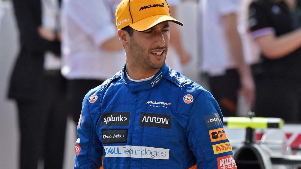 McLaren's Australian driver Daniel Ricciardo in Bahrain.