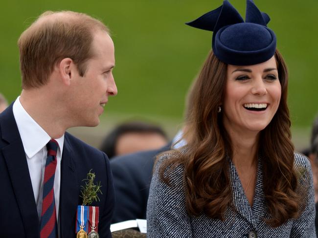 The Duke and Duchess of Cambridge during their visit to Australia in 2014. Picture: AAP