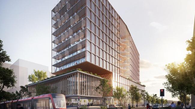 Early artist impression of the proposed UNSW Health Translation Hub. Picture: Supplied