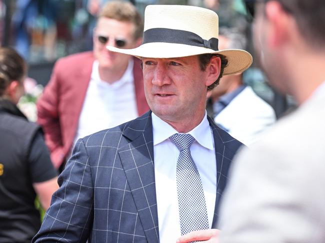 Trainer Ciaron Maher  after Acid Wash won the Ladbroke It! Handicap at Moonee Valley Racecourse on January 27, 2024 in Moonee Ponds, Australia. (Photo by Reg Ryan/Racing Photos via Getty Images)