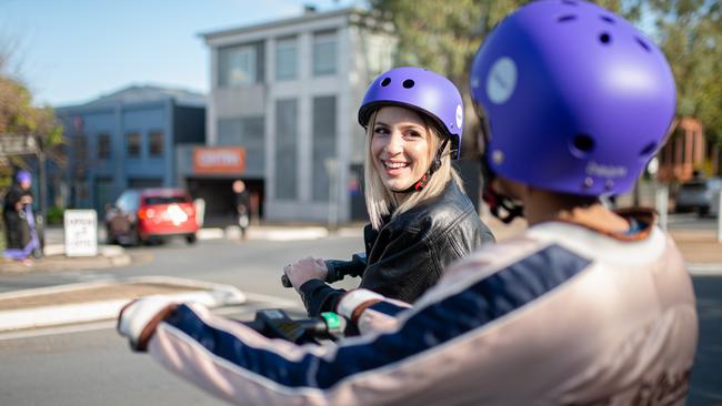 Beam e-scooters are capped at 800 in Adelaide. Supplied.