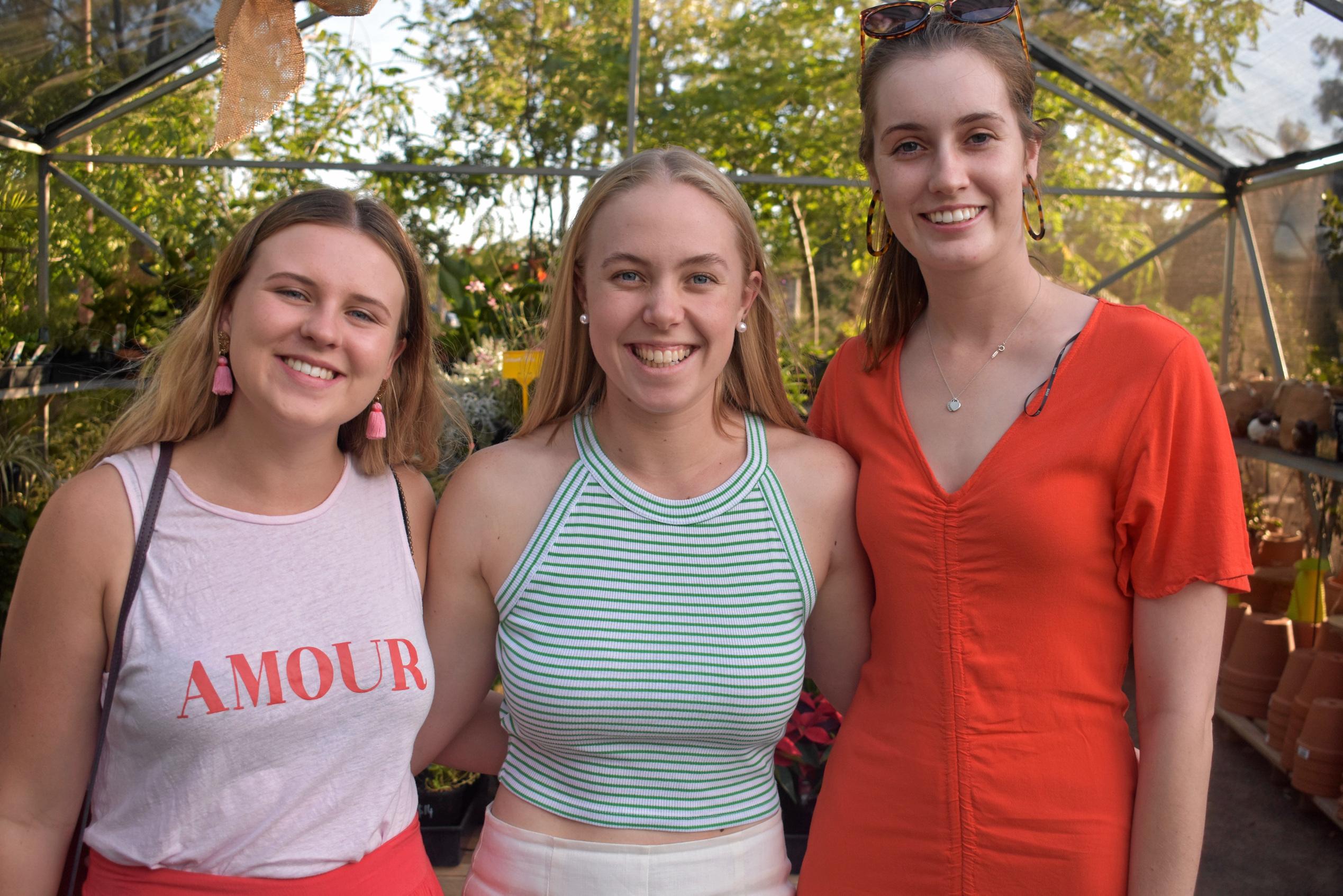 Alice Mort, Rhiannon Stone, Emily Otswald. Picture: Ellen Ransley