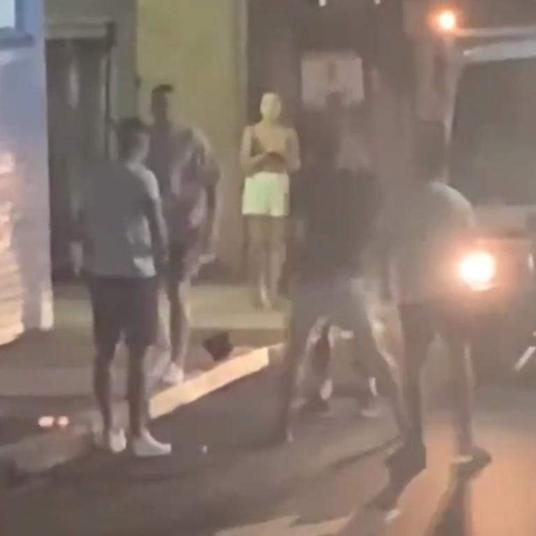 Dragons playmaker Corey Norman and former Panther James Segeyaro have claimed racial abuse led to an alleged brawl on a Cronulla street.