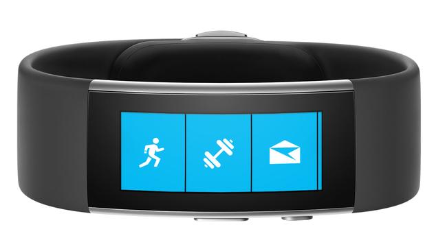 On the run ... Microsoft will release its Microsoft Band 2 widely in Australian stores tomorrow.