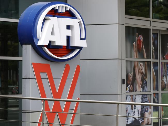 MELBOURNE, AUSTRALIA - MARCH 28: General scenes of AFL House on March 28, 2024 in Melbourne, Australia. (Photo by Darrian Traynor/Getty Images)