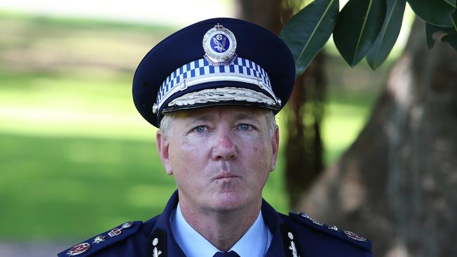 NSW Police Commissioner Michael Fuller previously set a deadline of Sunday for the ship to depart. Picture: Rohan Kelly