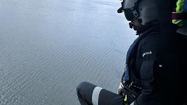 RACQ CQ Rescue crew have joined in the search for a father lost in the water at Kinchant Dam near Mackay. Picture: RACQ CQ Rescue