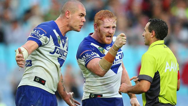 It wasn’t so long ago the Bulldogs had Klemmer and Graham. Photo by Brendon Thorne/Getty Images.