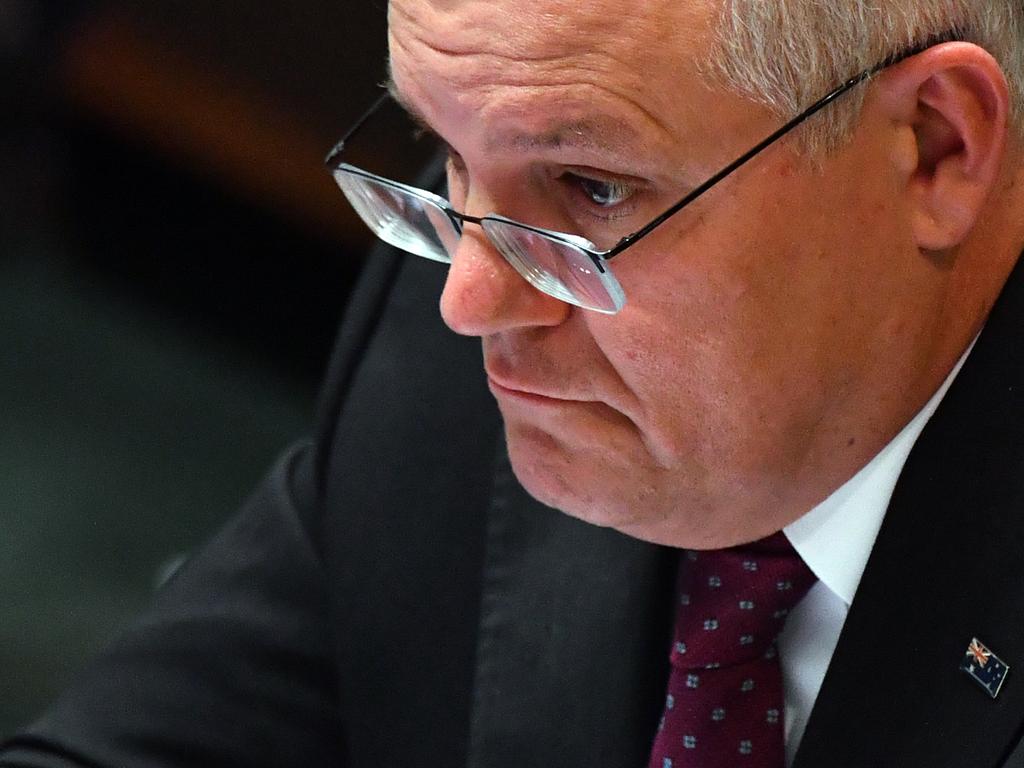 Prime Minister Scott Morrison said he was ‘wrong’ to raise a claim about an incident about News Ltd, which the company strongly rejects. Picture: Sam Mooy/Getty Images