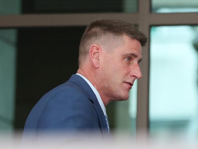 Kent Albert Stephenson pictured leaving the Melbourne Magistrates’ Court earlier this year. Picture: David Crosling