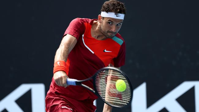 Grigor Dimitrov is through to the second round. Picture: Getty Images