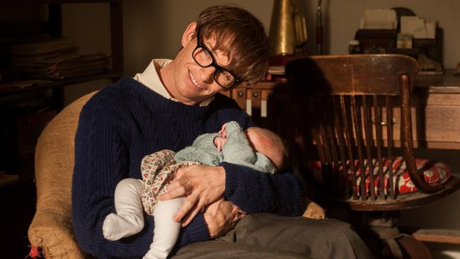 Eddie Redmayne plays Stephen Hawking in The Theory of Everything