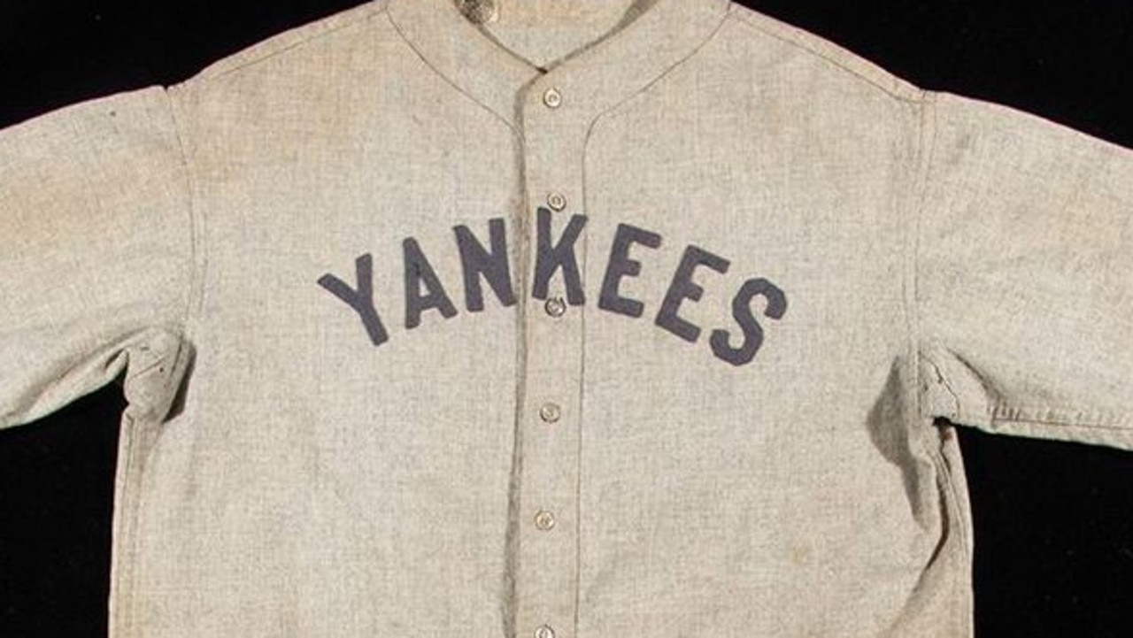 Babe Ruth baseball jersey sells for insane sport memorabilia record, $5 ...