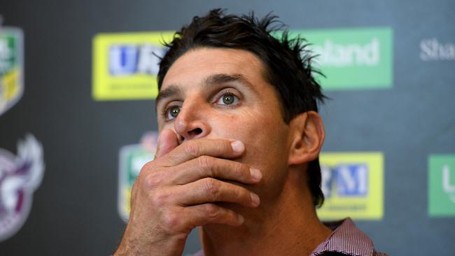 Trent Barrett revealed he would not coach the club next year. Picture: AAP