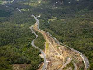 Toowoomba Range road works aerial. Photo Contributed. Picture: Contributed